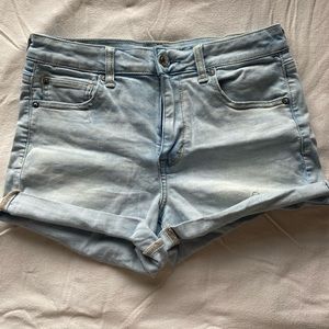 American Eagle Mid-Rise jean shorts